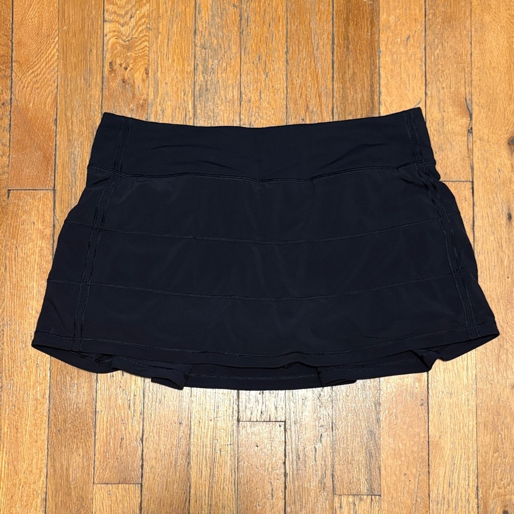 Lululemon Athletica Black Pleated Skort